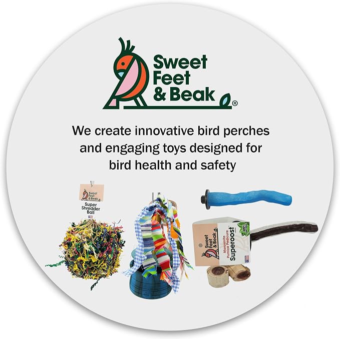 Sweet Feet and Beak Brid Cage Safety Pumice Perch - Image 7