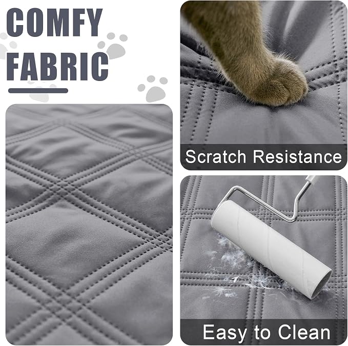 Smiry Waterproof Dog Bed Cover Blanket 52x82, Soft Reversible Pet Blanket - Image 4