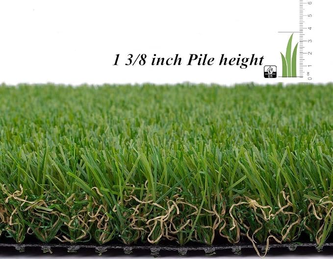 ALTRUISTIC Artificial Grass 13FTX38FT, Realistic Fake Grass Deluxe Turf - Image 7