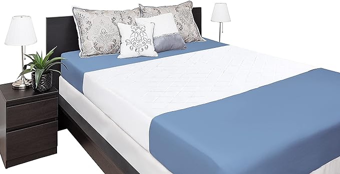 Washable Incontinence Bed Pad 36" x 72" – Soft, Absorbent & Waterproof Mattress by IdyllNights