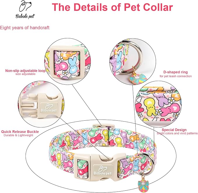 Easter Dog Collar for Giant Large Dogs - Image 3