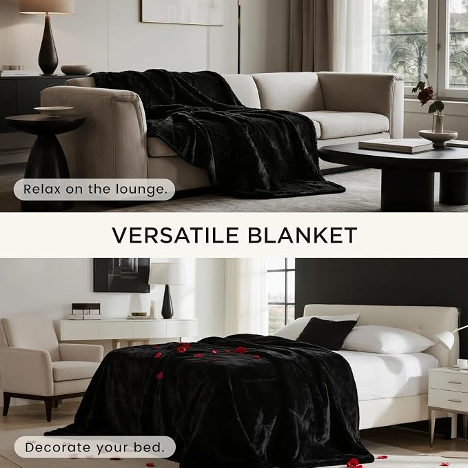gogobunny Waterproof Bed Blanket, Reversible Sherpa Fleece Throw Blanket - Image 8