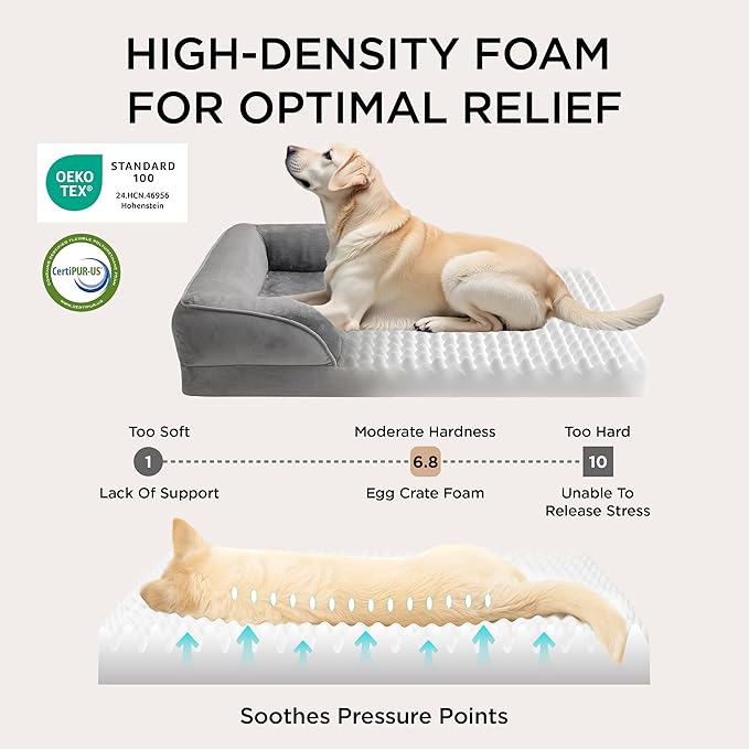 Bedsure Orthopedic Dog Bed for Medium Dogs - Image 3