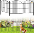 Decorative Garden Fence 24in x20ft, 10 Pack No Dig Fence Animal Barrier by Thrivinest