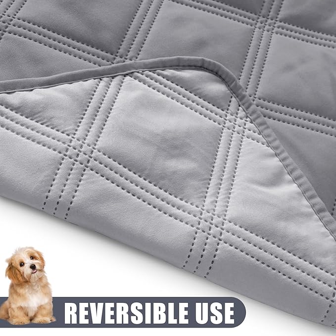 Smiry Waterproof Dog Bed Cover Blanket 82x102, Soft Reversible Pet Blanket - Image 3