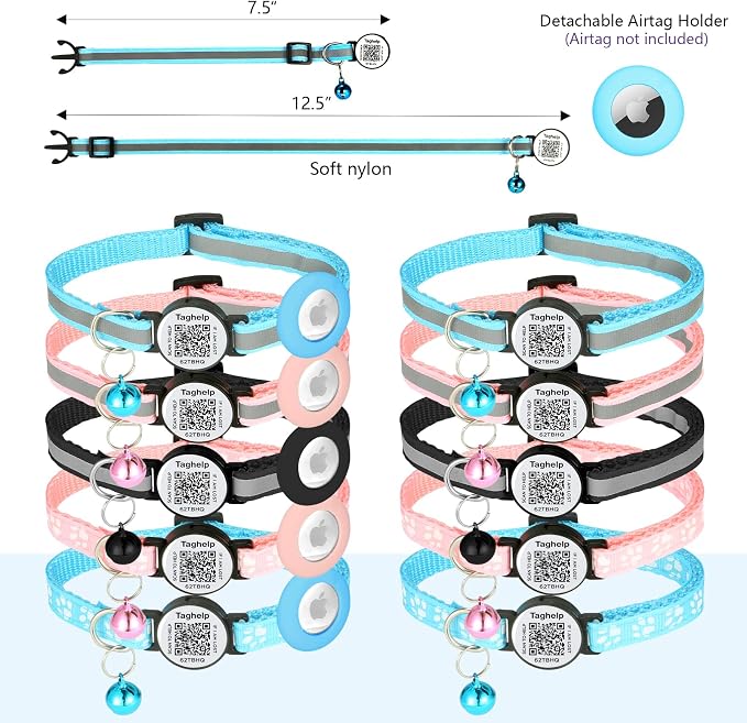 3 Pack Airtag Cat Collar Breakaway - Image 3