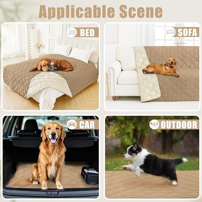 Smiry Waterproof Dog Bed Cover Blanket 40x70, Soft Reversible Pet Blanket - Image 5