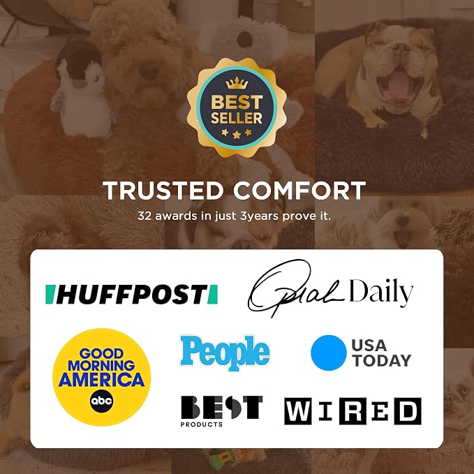 Bedsure Calming Dog Bed for Small Medium Dogs - Image 5