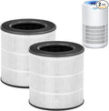 Tailulu 2 Packs D09 Air Purifier Replacement Filter, 3-in-1 True H13 True HEPA by Tailulu
