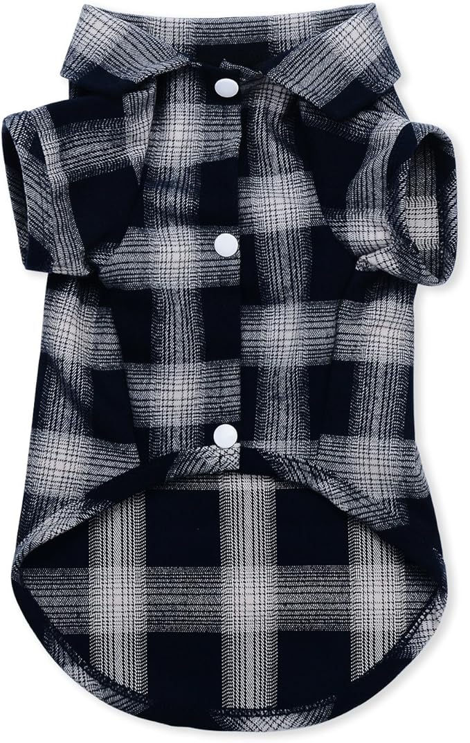 Dog Shirt, Koneseve Pet Plaid Polo Clothes Shirt T-Shirt, Sweater Bottoming by Koneseve