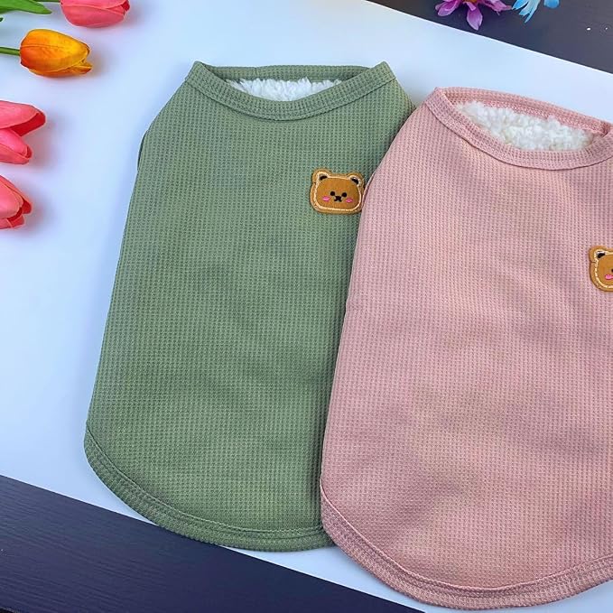 Fleece Cotton Winter Dog Tee Shirt - Image 3