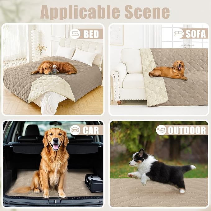 Smiry Waterproof Dog Bed Cover Blanket 30x70, Soft Reversible Pet Blanket - Image 5