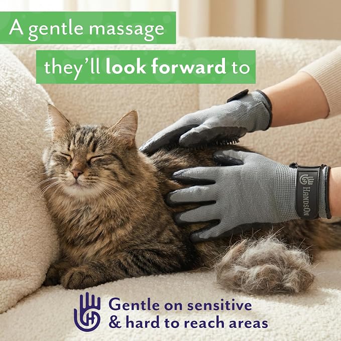 HandsOn Pet Grooming Gloves - Image 8