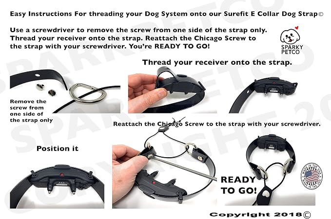 Sparky Pet Co - Surefit ECollar Replacement Strap - Bungee Dog Collar - - Image 8