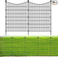 10 Panels No Dig Dog Fence Outdoor by OutdoorFence