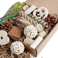 Kyouki Bird Toys Parrot Toys Natural Bird Foraging Box Foot by Unknown