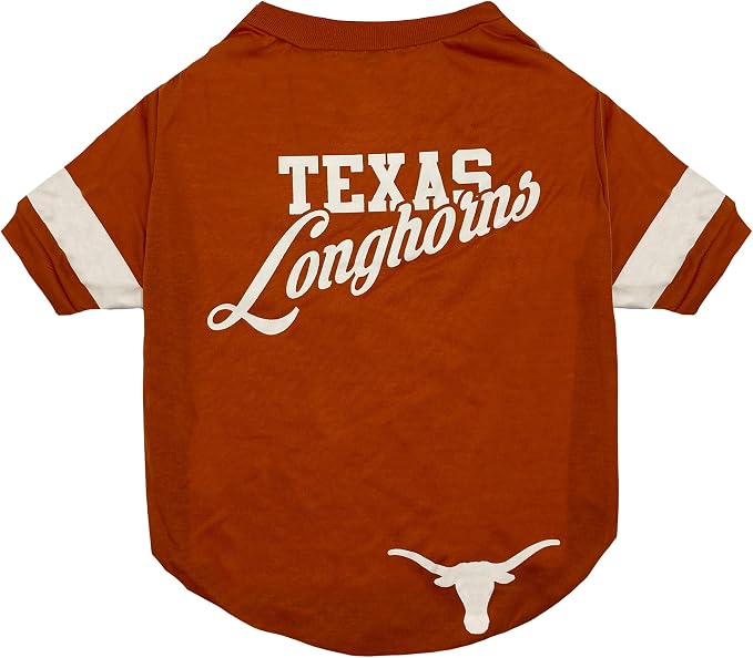 NCAA Texas Longhorns T-Shirt for Dogs & Cats, Medium. Football/Basketball Dog - Image 3