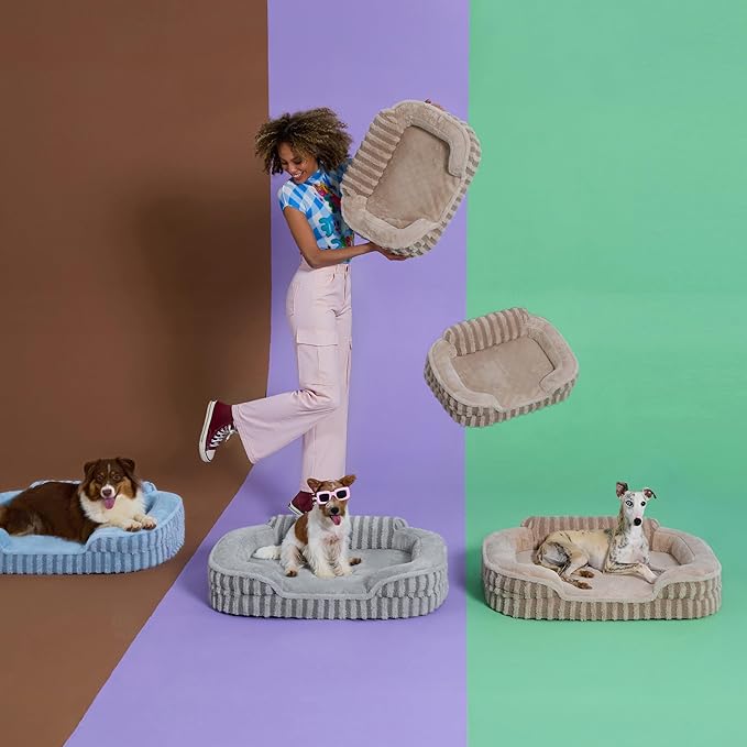 LE SURE Cute Dog Beds Large Sized Dog, Orthopedic Waterproof Large Pet Bed - Image 5