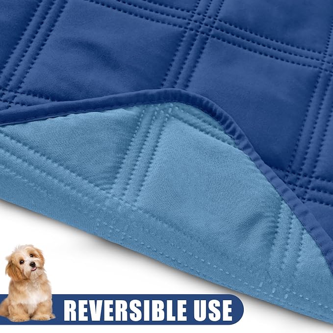 Smiry Waterproof Dog Bed Cover Blanket 82x102, Soft Reversible Pet Blanket - Image 3