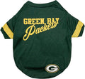 Pets First NFL Green Bay Packers T-Shirt Dogs & Cats, Medium. Football Dog by PETSFIRST