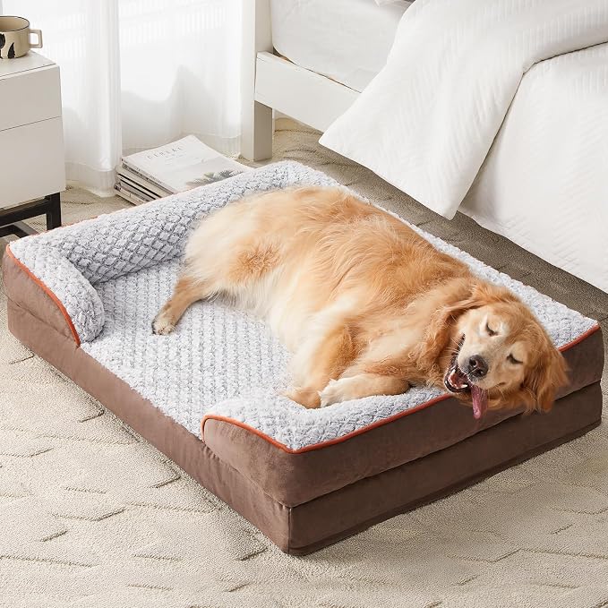 Orthopedic Dog Bed for Extra Large Dogs, Egg Crate Foam Bed for Extra Large Dogs - Image 8
