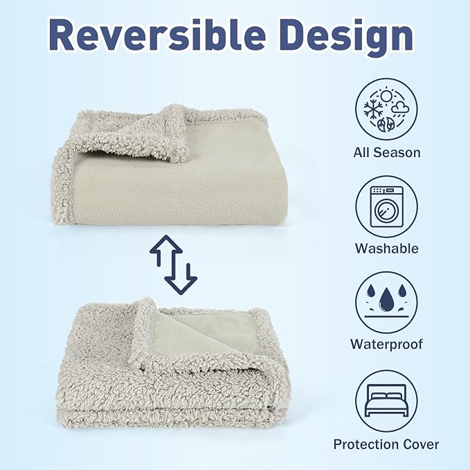 Kritter Planet Waterproof Dog Blanket, Reversible Water Proof Pet Blanket - Image 3