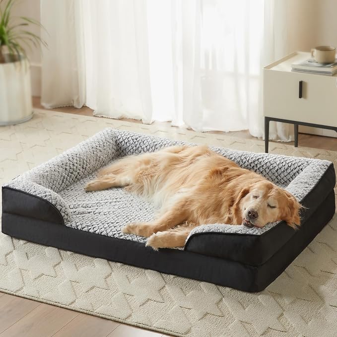Orthopedic Dog Bed for Large Dogs, Egg Crate Foam Bed for Large Dogs, Equipped - Image 9