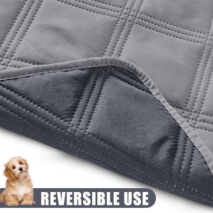 Smiry Waterproof Dog Bed Cover Blanket 82x120, Soft Reversible Pet Blanket - Image 3