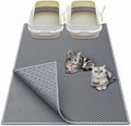 Cat Litter Box Mat: 36"x 30" Waterproof Kitty Cat Litter Trapping Mat, by Createabetterlifeforyou