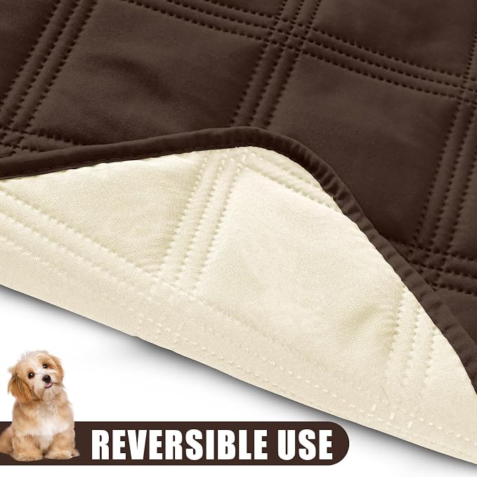 Smiry Waterproof Dog Bed Cover Blanket 40x70, Soft Reversible Pet Blanket - Image 3