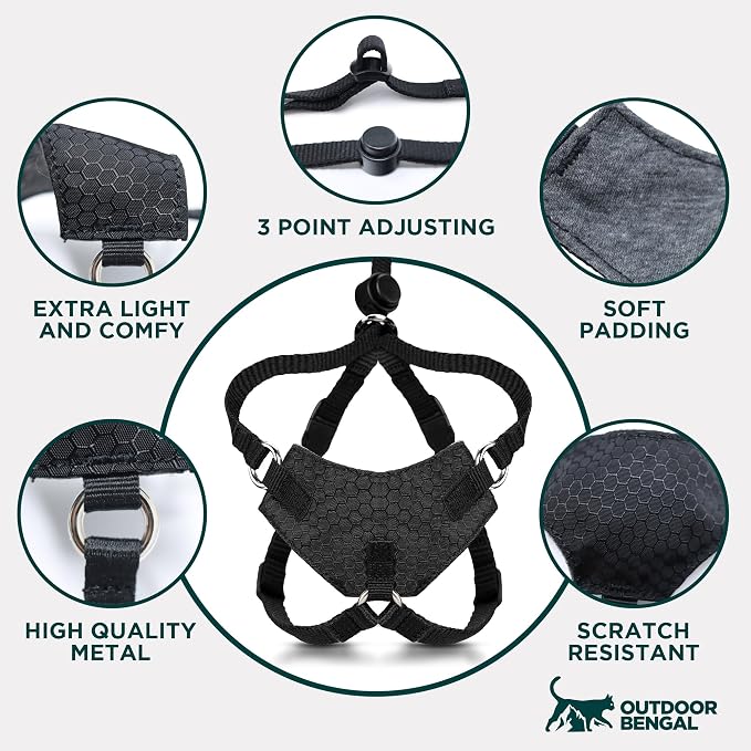 Houdini™ Escape Proof Kitten Harness and Leash Set by OutdoorBengal – Orange - Image 8