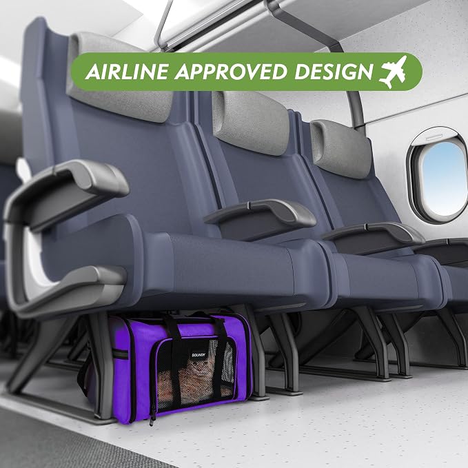 Soundy Dog Carrier Cat Carriers Airline Approved Pet Carrier - Image 7