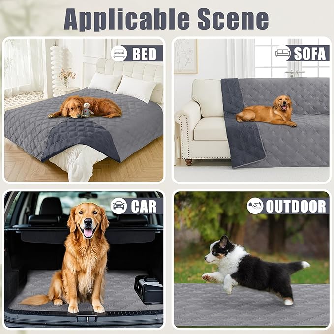 Smiry Waterproof Dog Bed Cover Blanket 40x70, Soft Reversible Pet Blanket - Image 5