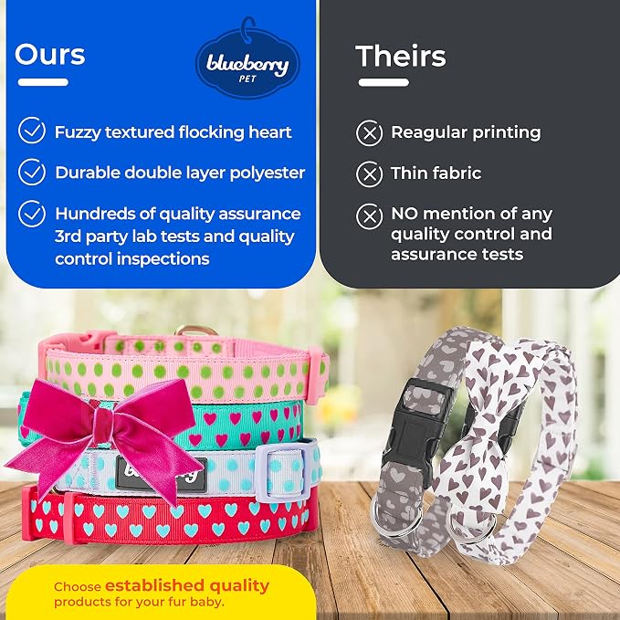 Blueberry Pet Essentials Rainbow Polka Dots Adjustable Dog Collar, Neck - Image 2