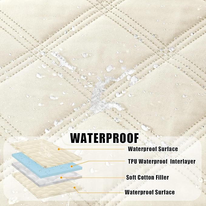 Smiry Waterproof Dog Bed Cover Blanket 30x53, Soft Reversible Pet Blanket - Image 2