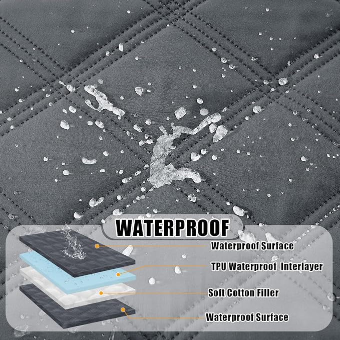 Smiry Waterproof Dog Bed Cover Blanket 40x70, Soft Reversible Pet Blanket - Image 2