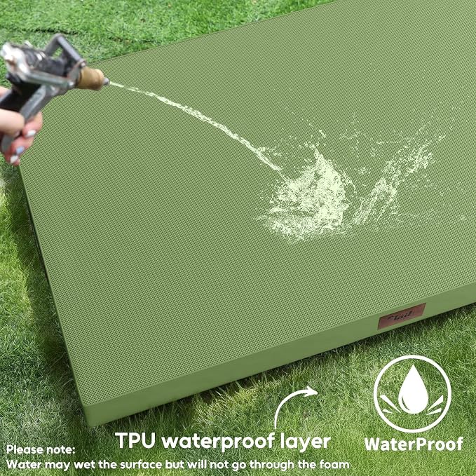 Outdoor Orthopedic Dog Bed for Medium Dogs & Cats, Waterproof Flat Pet Mat - Image 4