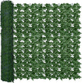 Artificial Fence Privacy Screen: 4FT x 50FT UV-Anti Faux Greenery Backdrop Ivy by ODTORYHOME