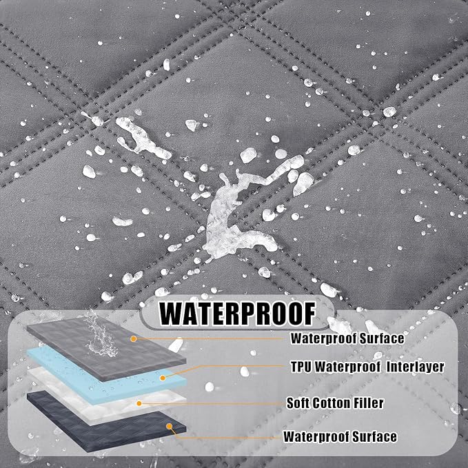 Smiry Waterproof Dog Bed Cover Blanket 40x50, Soft Reversible Pet Blanket - Image 2