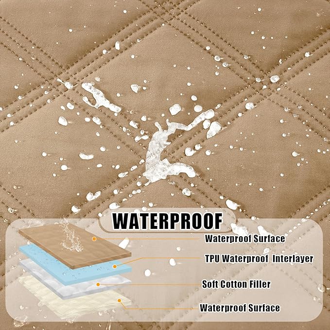 Smiry Waterproof Dog Bed Cover Blanket 40x70, Soft Reversible Pet Blanket - Image 2