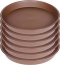 6 Pack of 10 inch Plant Saucer, Heavy Duty Plastic Plant Saucer 10 inch Round by Bleuhome