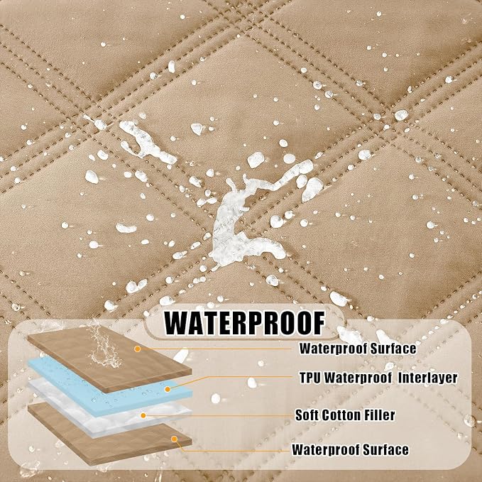 Smiry Waterproof Dog Bed Cover Blanket 30x70, Soft Reversible Pet Blanket - Image 2