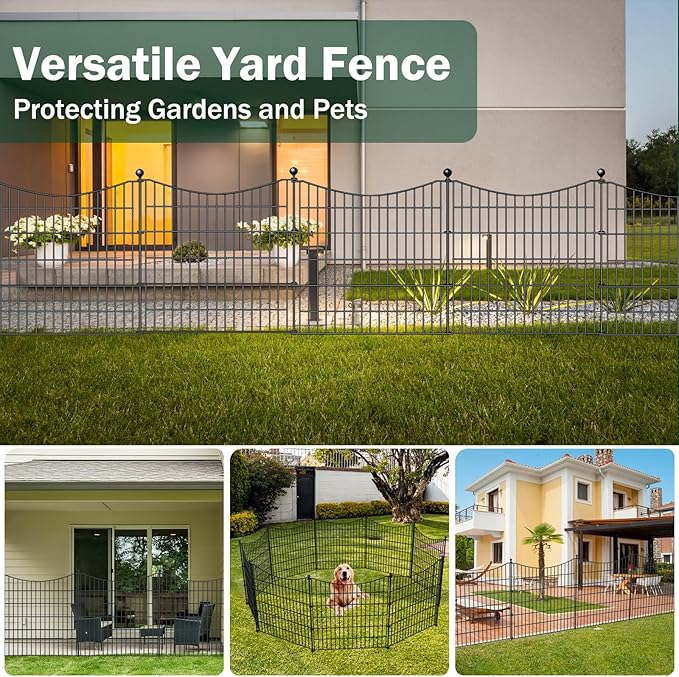 10 Panels Decorative Garden Fence - Image 6