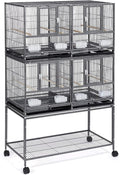 Yaheetech Stackable Divided Breeder Breeding Parakeet Bird Cage by Yaheetech