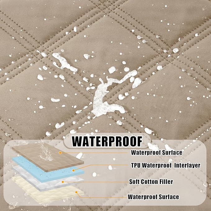 Smiry Waterproof Dog Bed Cover Blanket 40x70, Soft Reversible Pet Blanket - Image 2