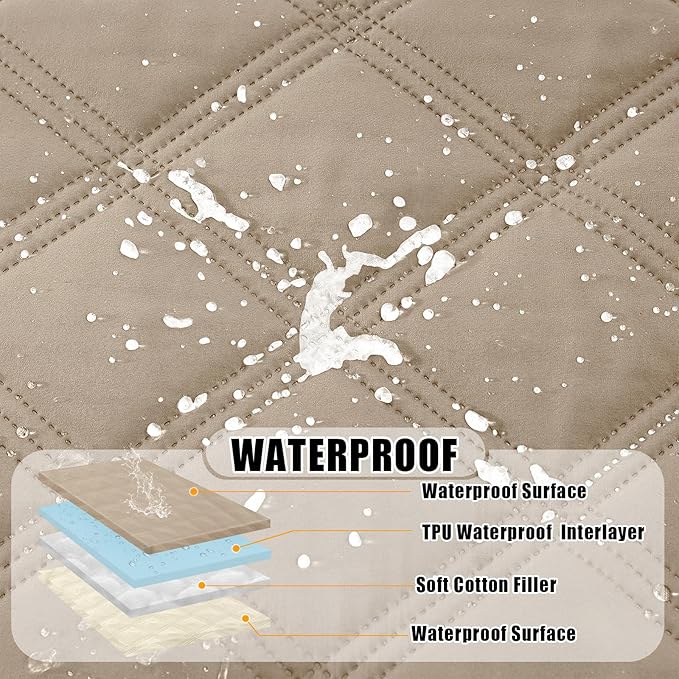 Smiry Waterproof Dog Bed Cover Blanket 30x70, Soft Reversible Pet Blanket - Image 2