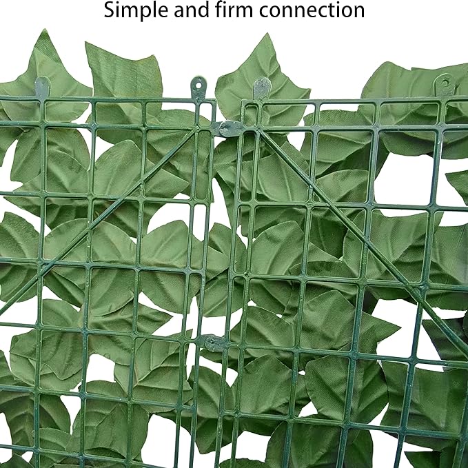 Artificial Ivy Privacy Fence Wall Screen: 40X100 in UV-Anti Faux Greenery - Image 3